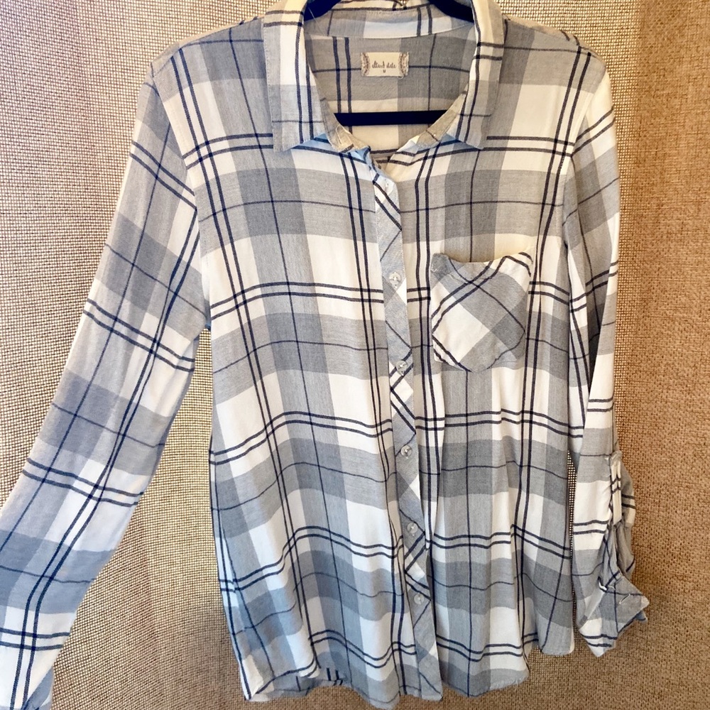 Black and white Altard state flannel